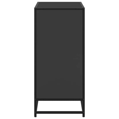 vidaXL Book Cabinet Black 80.5x35x76 cm Engineered Wood