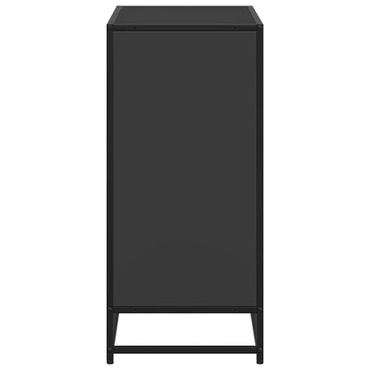 vidaXL Book Cabinet Black 80.5x35x76 cm Engineered Wood