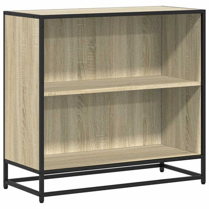 vidaXL Book Cabinet Sonoma Oak 80.5x35x76 cm Engineered Wood