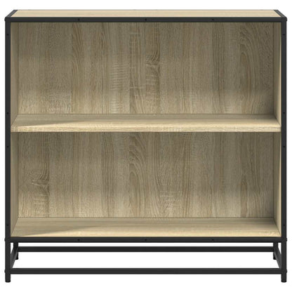 vidaXL Book Cabinet Sonoma Oak 80.5x35x76 cm Engineered Wood