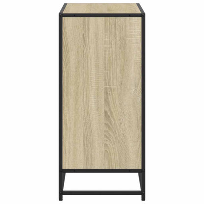 vidaXL Book Cabinet Sonoma Oak 80.5x35x76 cm Engineered Wood