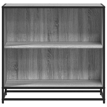 vidaXL Book Cabinet Grey Sonoma 80.5x35x76 cm Engineered Wood