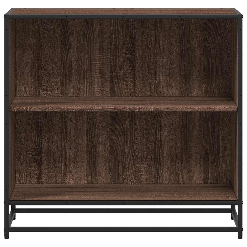 vidaXL Book Cabinet Brown Oak 80.5x35x76 cm Engineered Wood