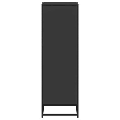 vidaXL Book Cabinet Black 40x35x107.5 cm Engineered Wood