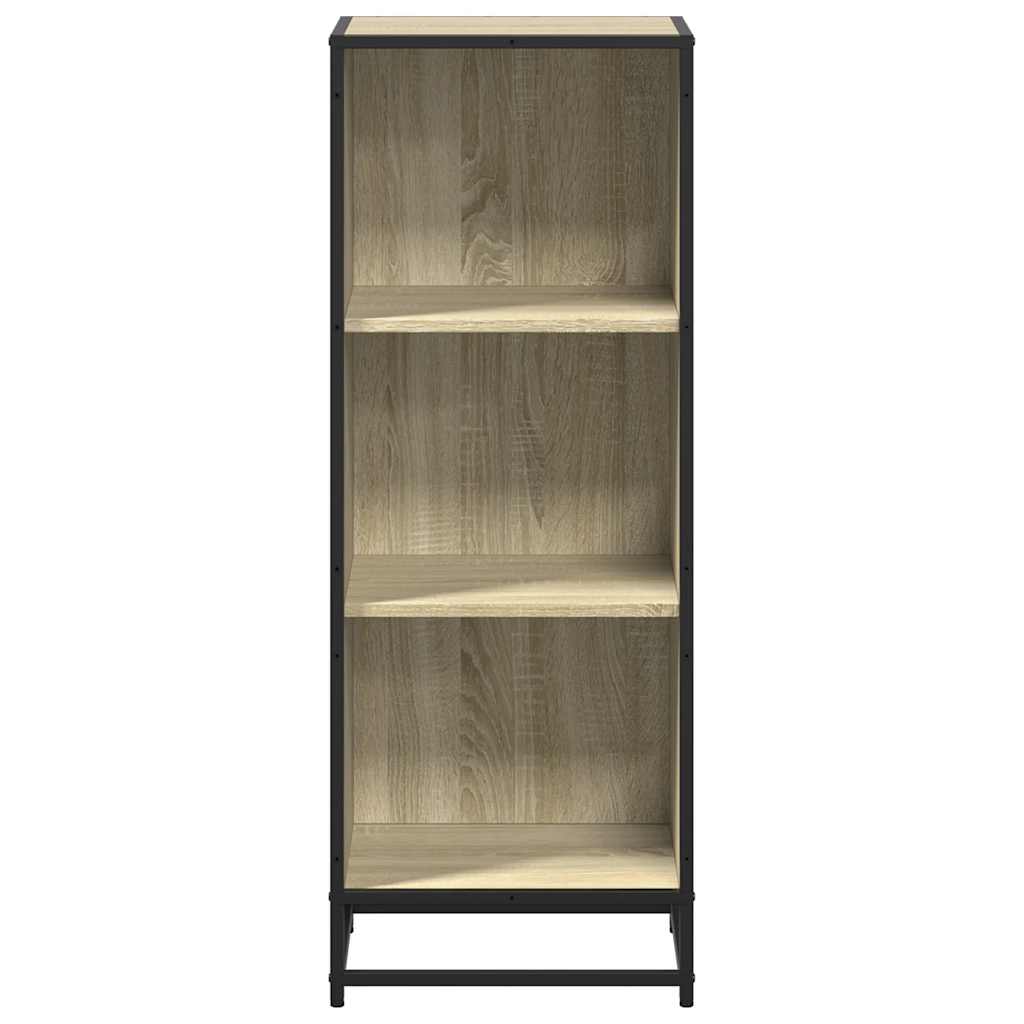 vidaXL Book Cabinet Sonoma Oak 40x35x107.5 cm Engineered Wood
