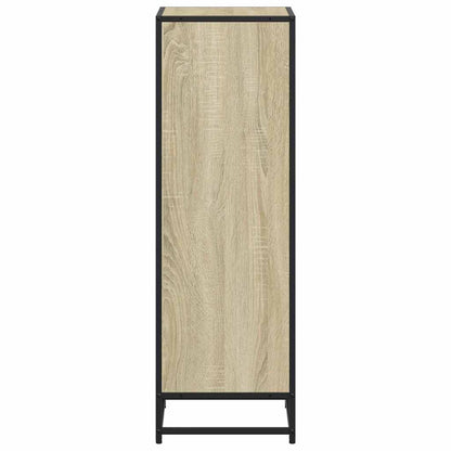 vidaXL Book Cabinet Sonoma Oak 40x35x107.5 cm Engineered Wood