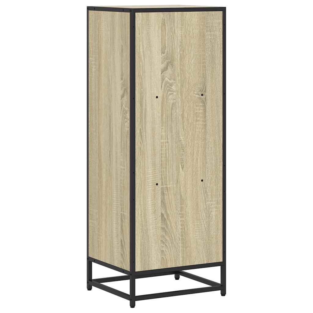 vidaXL Book Cabinet Sonoma Oak 40x35x107.5 cm Engineered Wood