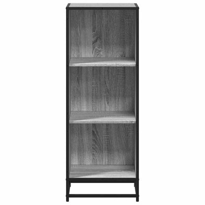 vidaXL Book Cabinet Grey Sonoma 40x35x107.5 cm Engineered Wood