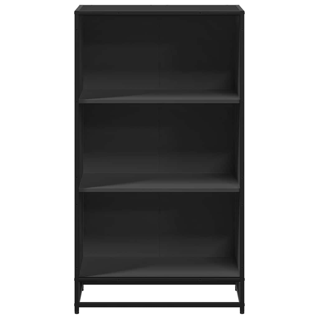 vidaXL Book Cabinet Black 60x35x107.5 cm Engineered Wood