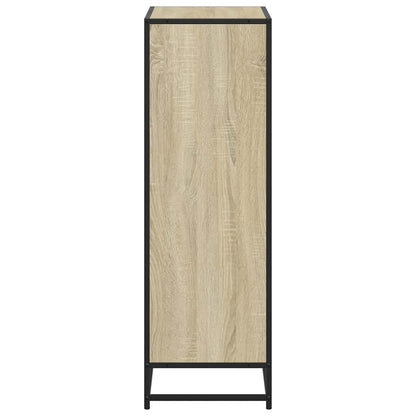 vidaXL Book Cabinet Sonoma Oak 60x35x107.5 cm Engineered Wood