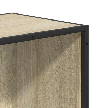 vidaXL Book Cabinet Sonoma Oak 60x35x107.5 cm Engineered Wood