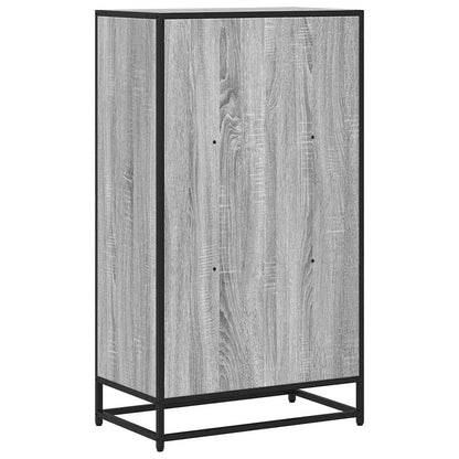 vidaXL Book Cabinet Grey Sonoma 60x35x107.5 cm Engineered Wood