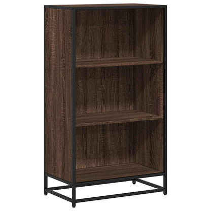 vidaXL Book Cabinet Brown Oak 60x35x107.5 cm Engineered Wood