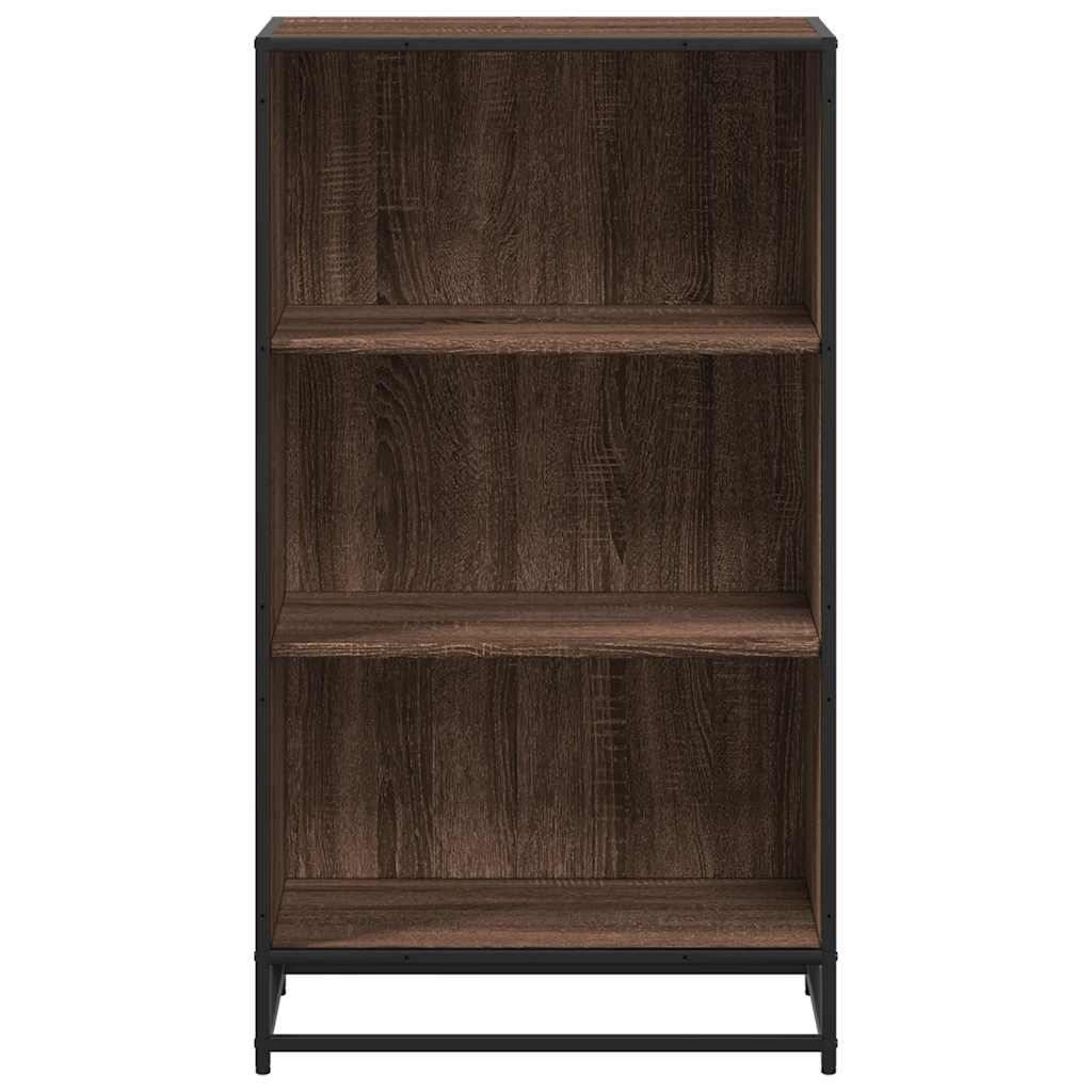 vidaXL Book Cabinet Brown Oak 60x35x107.5 cm Engineered Wood