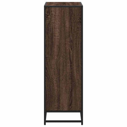 vidaXL Book Cabinet Brown Oak 60x35x107.5 cm Engineered Wood
