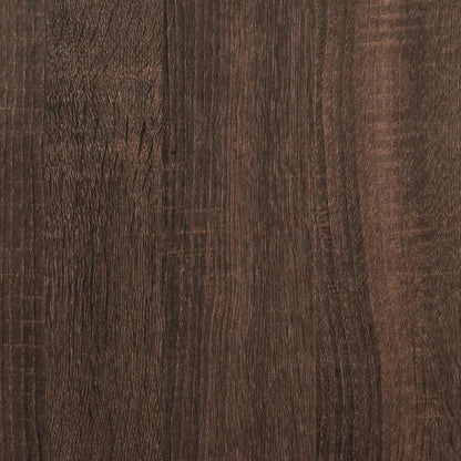 vidaXL Book Cabinet Brown Oak 60x35x107.5 cm Engineered Wood