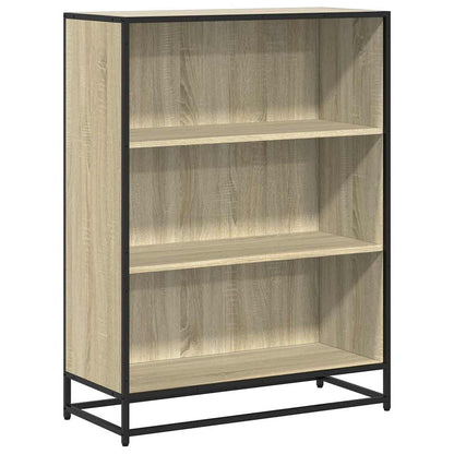 vidaXL Book Cabinet Sonoma Oak 80.5x35x107.5 cm Engineered Wood