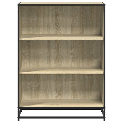 vidaXL Book Cabinet Sonoma Oak 80.5x35x107.5 cm Engineered Wood