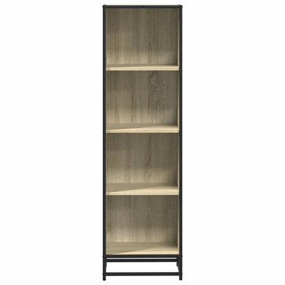 vidaXL Book Cabinet Sonoma Oak 40x35x139 cm Engineered Wood
