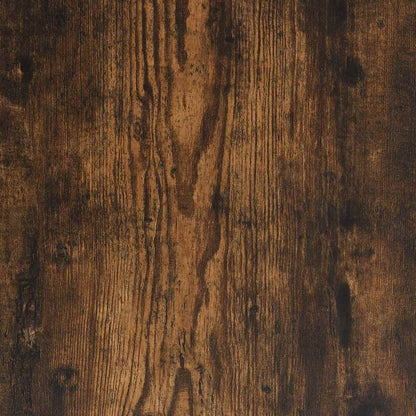 vidaXL Book Cabinet Smoked Oak 40x35x139 cm Engineered Wood