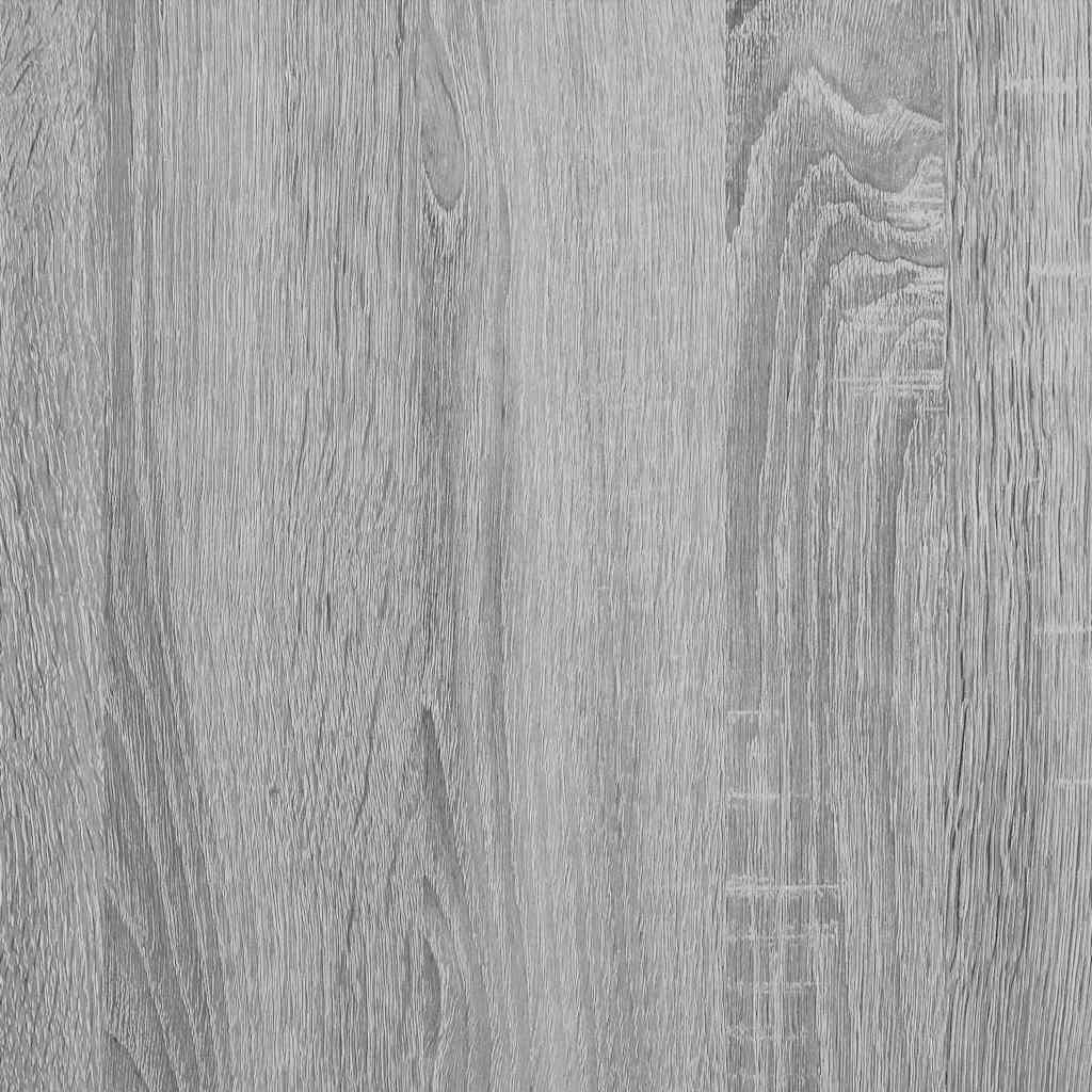 vidaXL Book Cabinet Grey Sonoma 40x35x139 cm Engineered Wood
