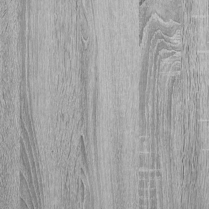 vidaXL Book Cabinet Grey Sonoma 40x35x139 cm Engineered Wood