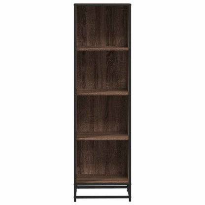 vidaXL Book Cabinet Brown Oak 40x35x139 cm Engineered Wood