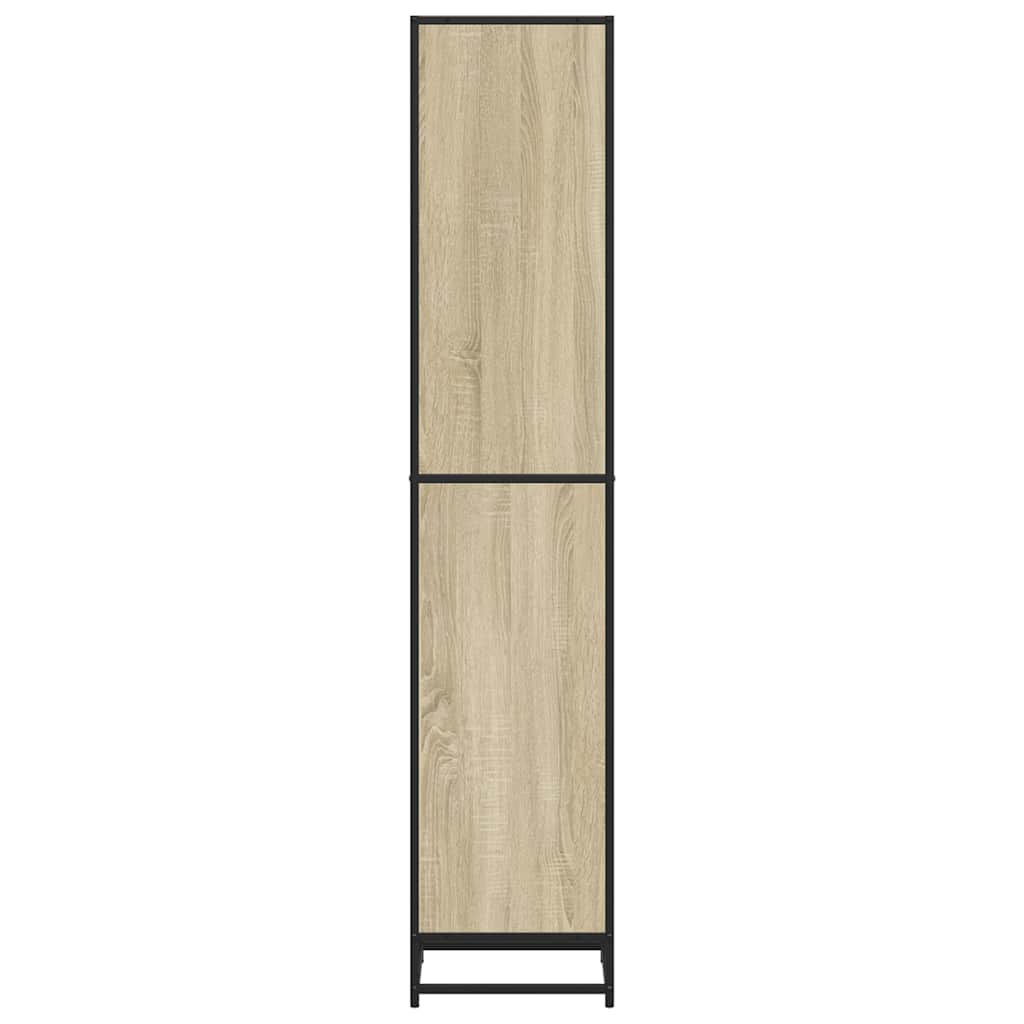 vidaXL Book Cabinet Sonoma Oak 40x35x170.5 cm Engineered Wood
