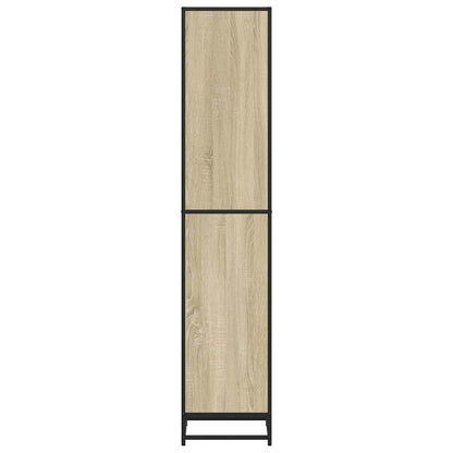 vidaXL Book Cabinet Sonoma Oak 40x35x170.5 cm Engineered Wood