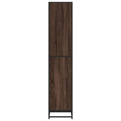 vidaXL Book Cabinet Brown Oak 40x35x170.5 cm Engineered Wood