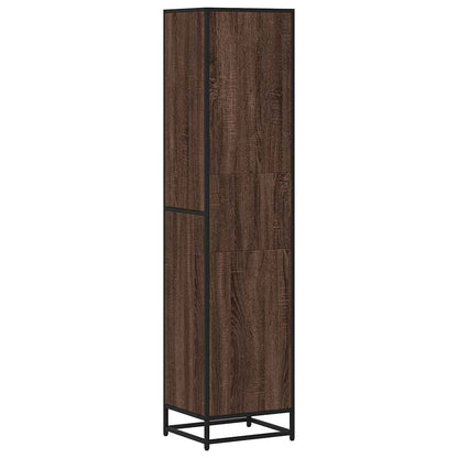 vidaXL Book Cabinet Brown Oak 40x35x170.5 cm Engineered Wood