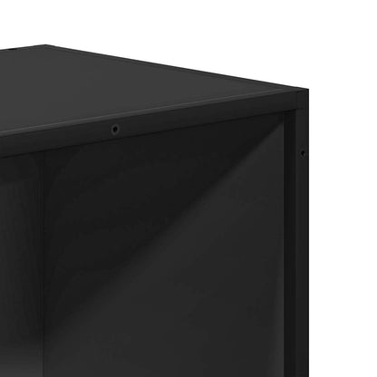vidaXL Book Cabinet Black 33.5x33x107.5 cm Engineered Wood
