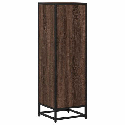 vidaXL Book Cabinet Brown Oak 33.5x33x107.5 cm Engineered Wood