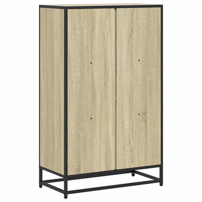 vidaXL Book Cabinet Sonoma Oak 65.5x33x107.5 cm Engineered Wood