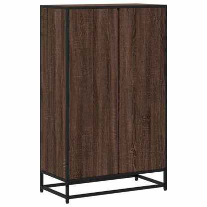vidaXL Book Cabinet Brown Oak 65.5x33x107.5 cm Engineered Wood