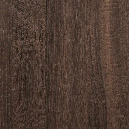 vidaXL Book Cabinet Brown Oak 65.5x33x107.5 cm Engineered Wood