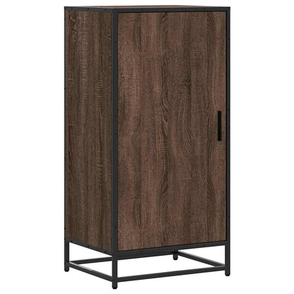 vidaXL Shoe Rack Brown Oak 48x38x97.5 cm Engineered Wood