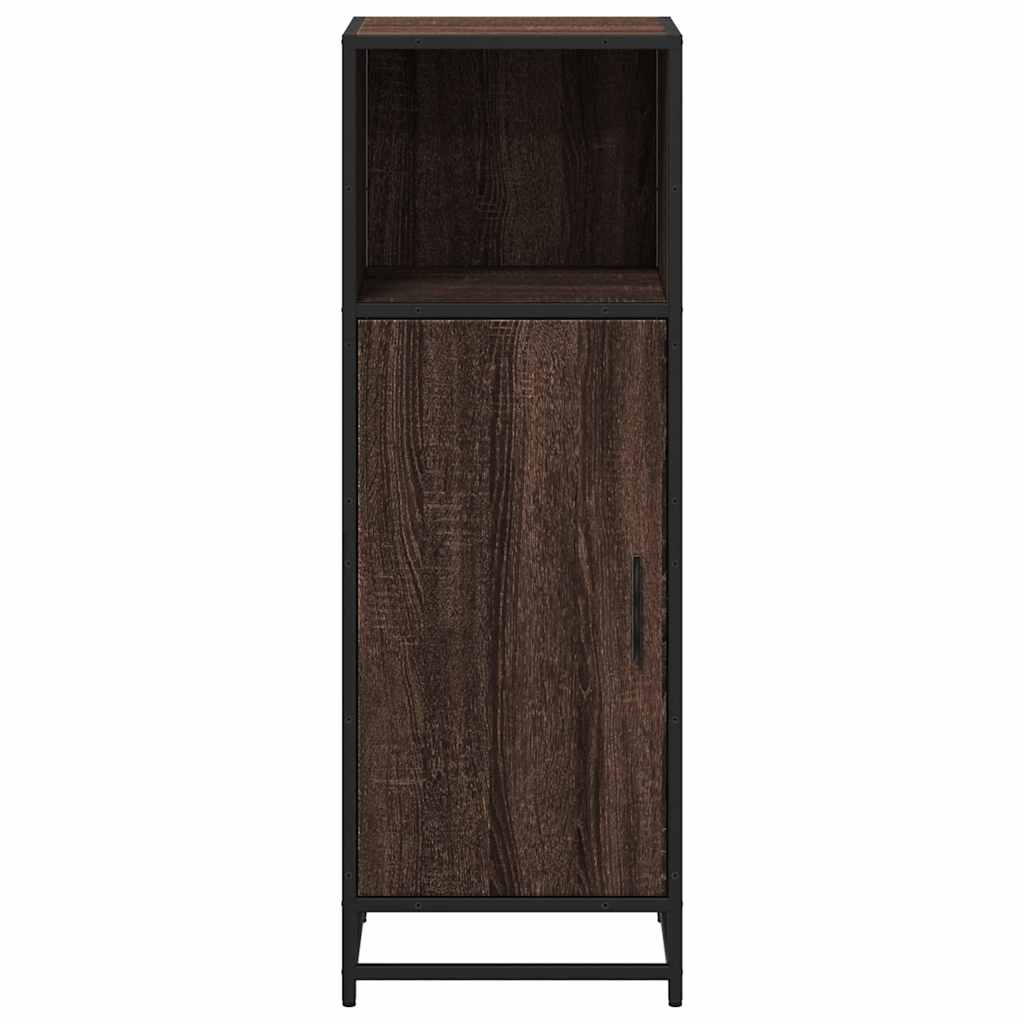 vidaXL Bathroom Cabinet Brown Oak 35x37.5x100 cm Engineered Wood