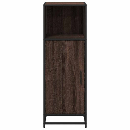 vidaXL Bathroom Cabinet Brown Oak 35x37.5x100 cm Engineered Wood