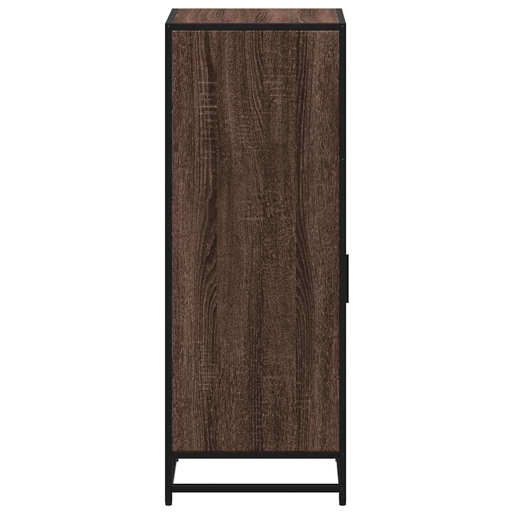 vidaXL Bathroom Cabinet Brown Oak 35x37.5x100 cm Engineered Wood