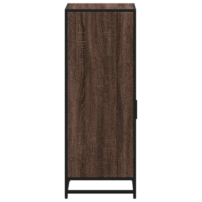 vidaXL Bathroom Cabinet Brown Oak 35x37.5x100 cm Engineered Wood
