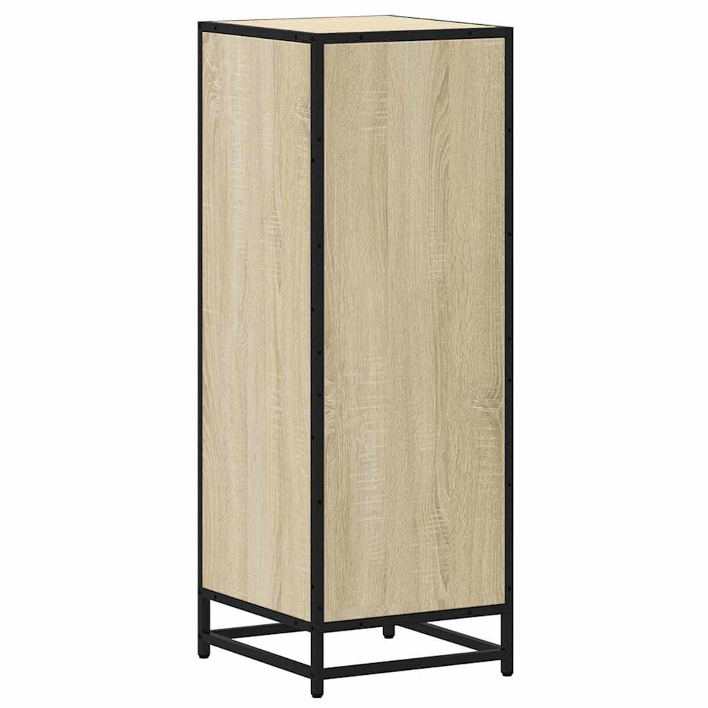 vidaXL Bathroom Cabinet Sonoma Oak 35x37,5x100 cm Engineered Wood