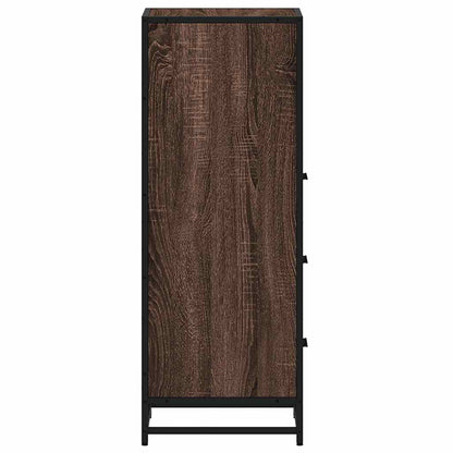 vidaXL Bathroom Cabinet Brown Oak 35x37,5x100 cm Engineered Wood