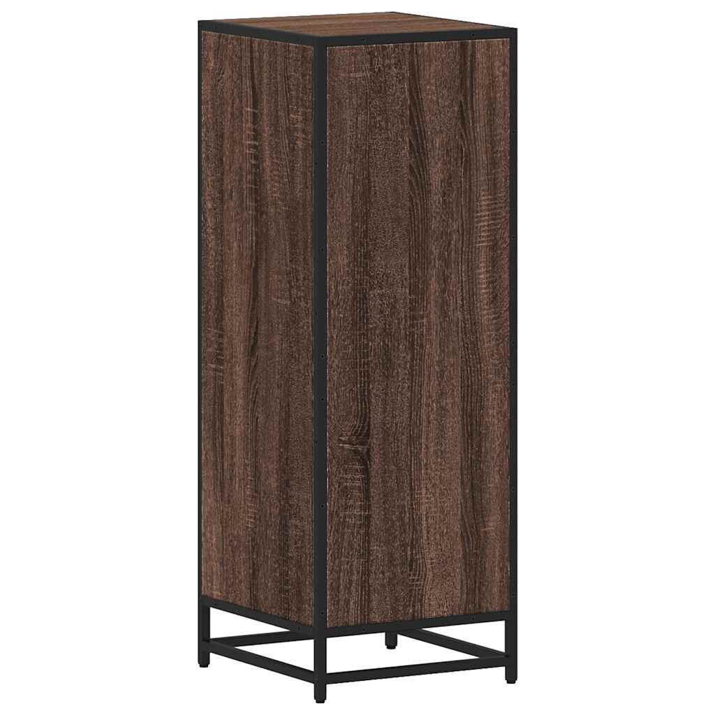 vidaXL Bathroom Cabinet Brown Oak 35x37.5x100 cm Engineered Wood