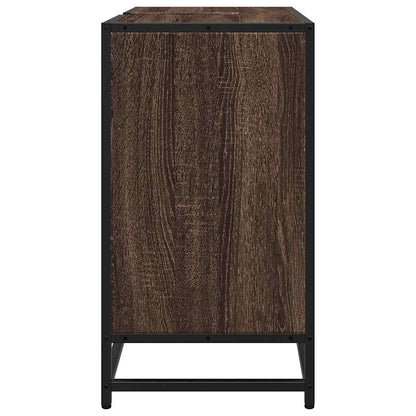 vidaXL Bathroom Sink Cabinet Brown Oak 65x33x60 cm Engineered Wood
