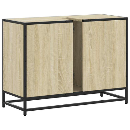 vidaXL Bathroom Sink Cabinet Sonoma Oak 80x33x60 cm Engineered Wood