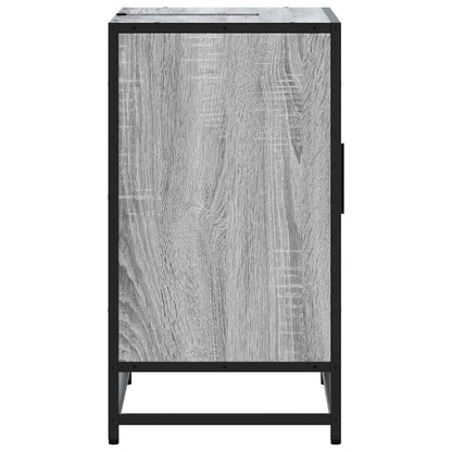 vidaXL Bathroom Sink Cabinet Grey Sonoma 65x33x60 cm Engineered Wood