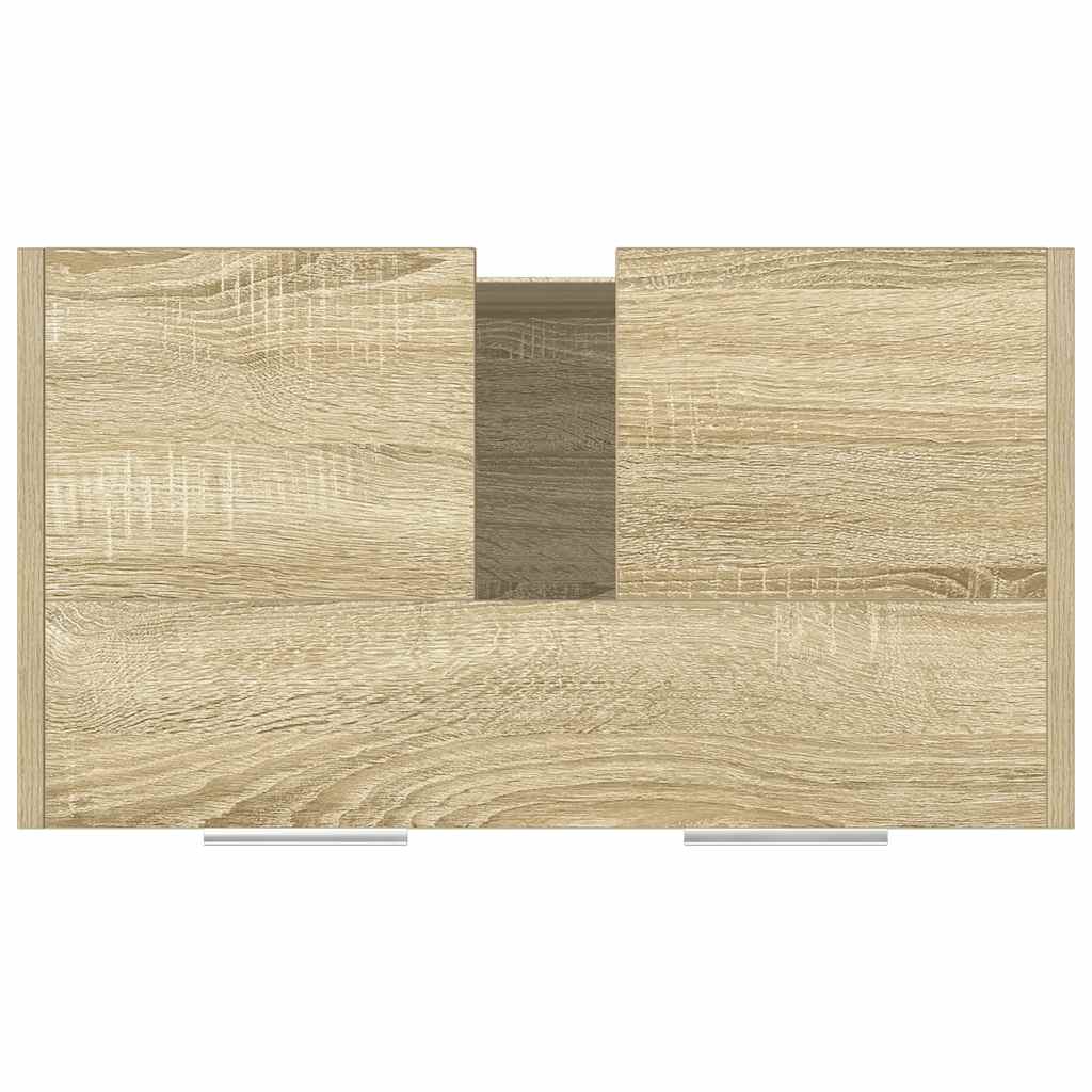 vidaXL Bathroom Sink Cabinet Sonoma Oak 60x33x60 cm Engineered Wood