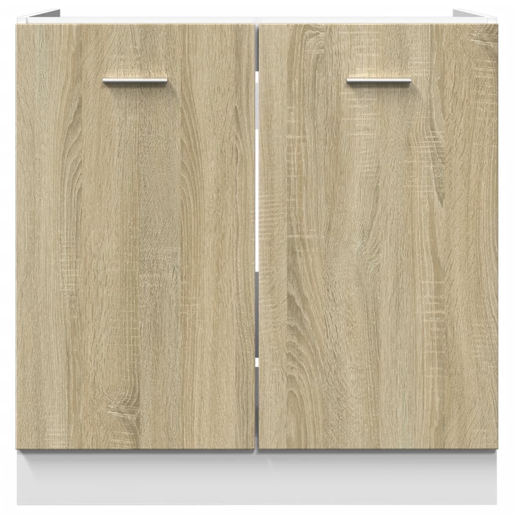 vidaXL Bottom Cabinet Lyon Sonoma Oak 80x46x81.5 cm Engineered Wood