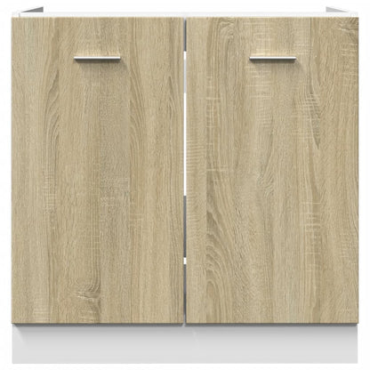 vidaXL Bottom Cabinet Lyon Sonoma Oak 80x46x81.5 cm Engineered Wood